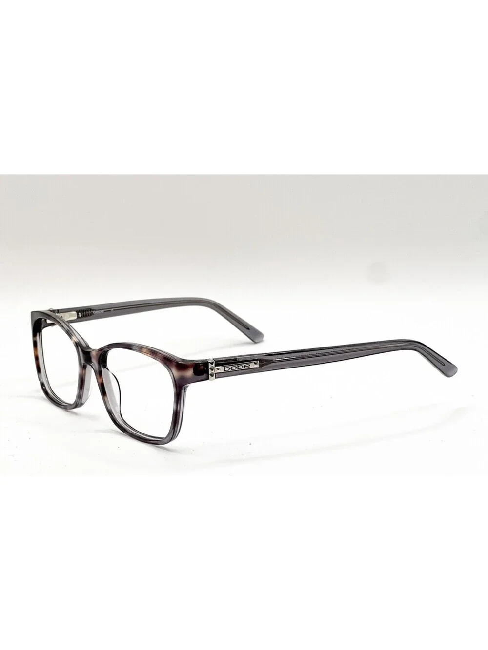 Bebe BB5126 001 Jet Rectangle Authentic Eyeglass Frames 53-17